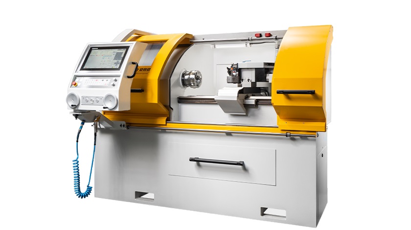 DMT Drehmaschine CD 282: Spitzenweite: 500 mm, Spindelbohrung: 45 mm, Umlauf-Ø über Bett: 280 und über Planschlitten: 140 mm