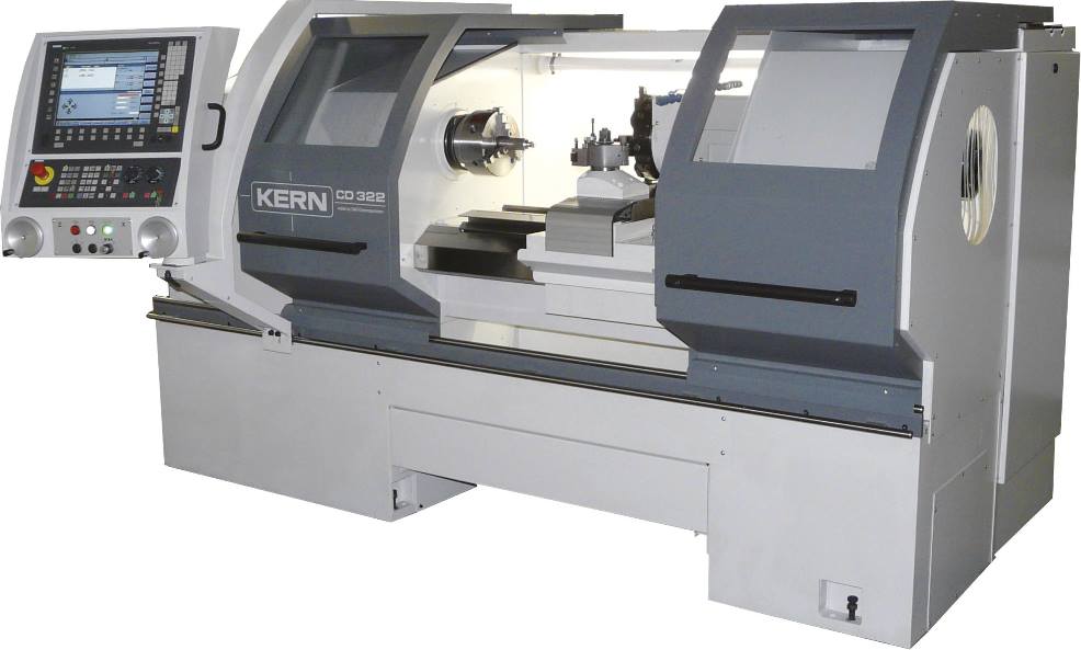 DMT Drehmaschine CD 322: Spitzenweite: 750/1000 mm, Spindelbohrung: 52 mm, Umlauf-Ø über Bett: 320 und über Planschlitten: 150 mm