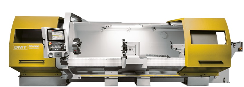 DMT Drehmaschine CD 820: Spitzenweite: 1000-6000 mm, Spindelbohrung: 132 mm, Umlaufdurchmesser über Bett: 820 und über Planschlitten: 520 mm