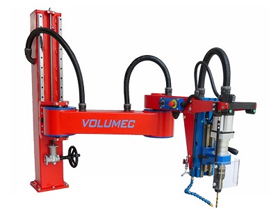 Übersicht für Gewindeschneidmaschinen von Volumec. Gewindeschneiden in Durchgangs- und Sacklöcher.